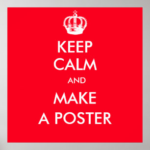 Poster manter Calm Personalizável