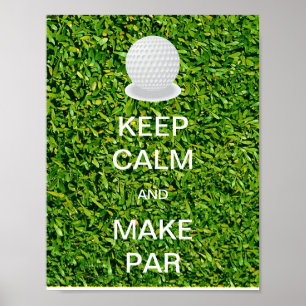 Poster Manter Calmo e Fazer Par