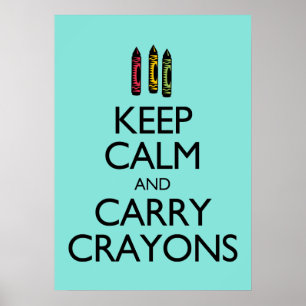 Poster Manter Calmos e Carregares