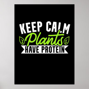 Poster Manter Fábrica Calma Com Proteína