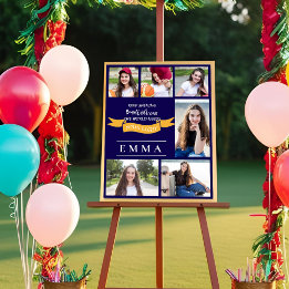 Póster Manter Foto de Graduação de Várias Fotografias de