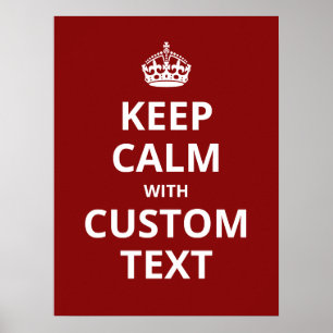 Poster Manter Modelo de Cotação Personalizada Calma