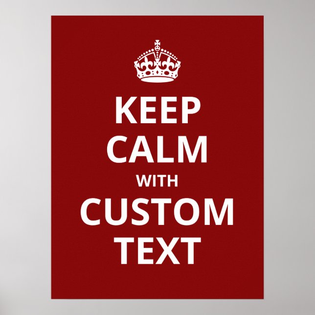 Poster Manter Modelo de Cotação Personalizada Calma (Frente)