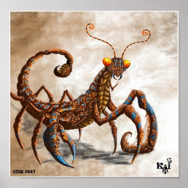 Póster Mantis Scorpion (Frente)