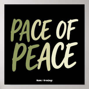 Poster Mantra de Mindfulness para uma Vida Lenta e Verde