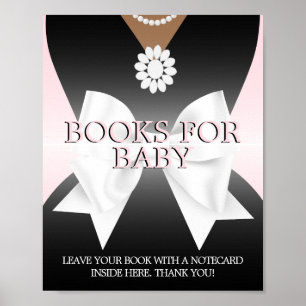 Poster Manuais de Chá de fraldas Glam Pink Tiffany para S