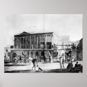 Póster Manufactory e bazar, casa de Calcutá