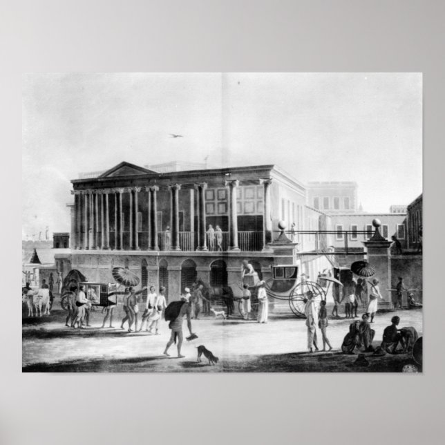 Póster Manufatura e Bazaar, Calcutá House (Frente)