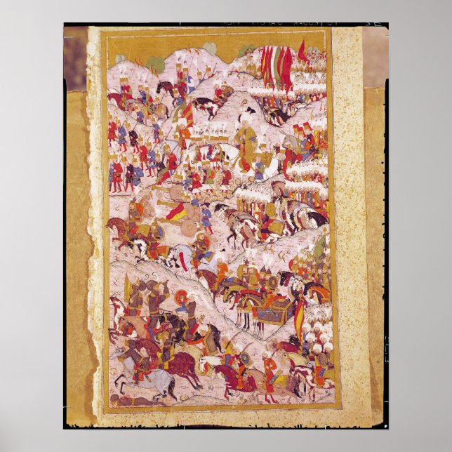 Poster Manuscrito de Hunername': Suleyman (Frente)