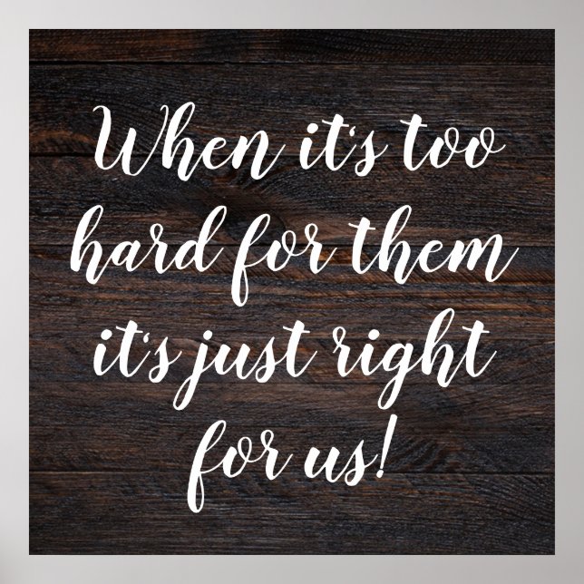 Poster Manuscrito Inspiracional Motivacional de Êxito (Frente)