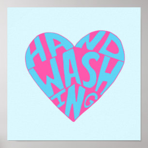 Poster Mão De Lavagem