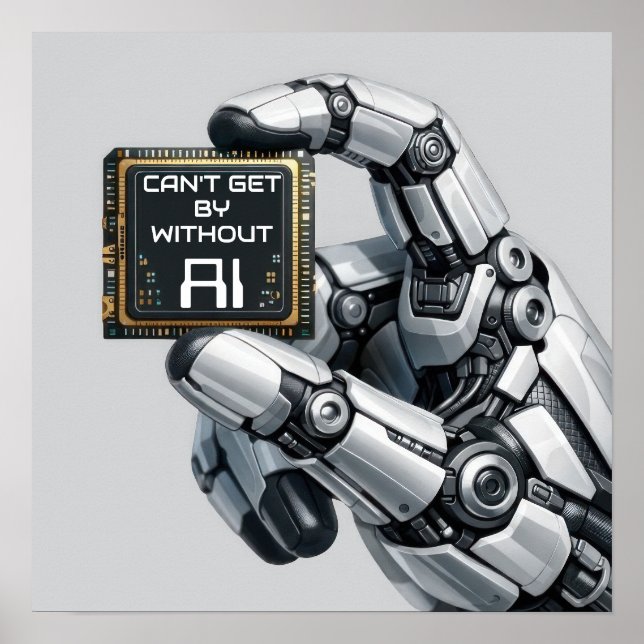 Poster Mão de Robô (Frente)