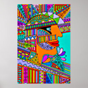 Poster Mão Desenhada por EDDArt - Faraó 1
