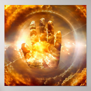 Poster Mão do deus