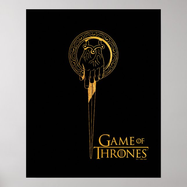 Poster Mão do Ícone Rei (Frente)