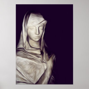 Póster mão no coração