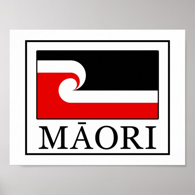 Póster Maori (Frente)
