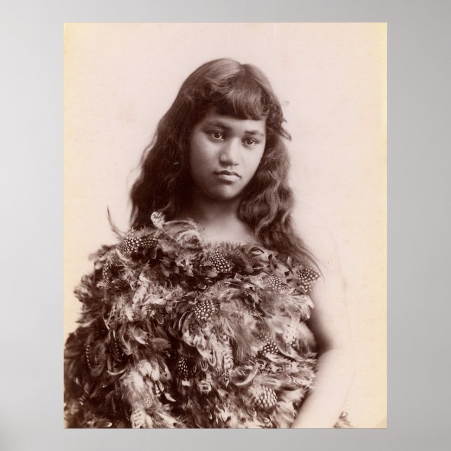 Poster Māori Girl (Frente)