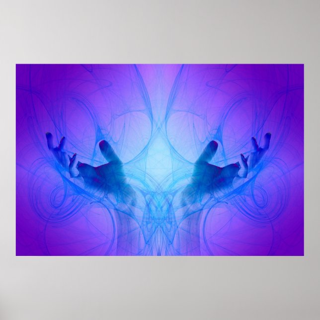 Poster Mãos cicatrizantes (Frente)