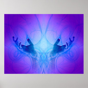 Póster Mãos de cicatrização