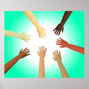 Poster Mãos Diversas