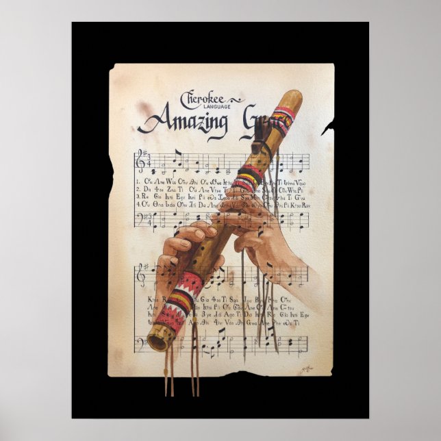 Poster Mãos do Criador de Música (Frente)