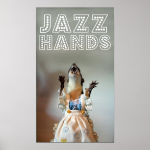 Póster MÃOS do JAZZ de Juanita