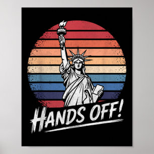 Poster Mãos Fora Da Estátua Da Resistência À Liberdade