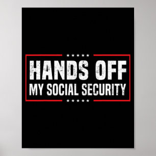 Poster Mãos Para Fora Da Minha Segurança Social