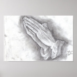 Poster mãos praying