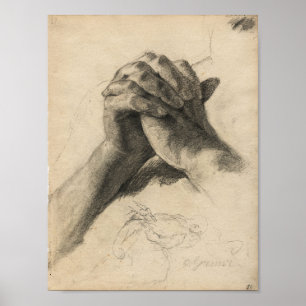 Poster Mãos Praying