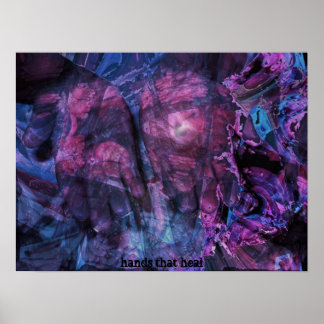 Póster mãos que cicatrizam