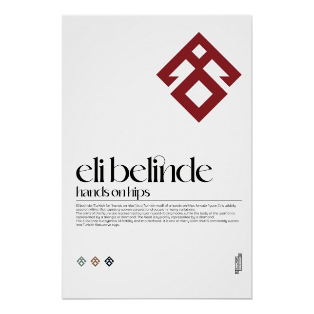 Póster Mãos sobre Hips (Eli Belinde) Poster de Figura Tur (Frente)