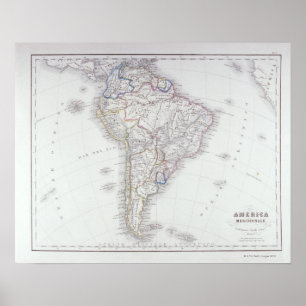 Póster Map of South America