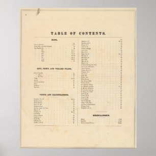 Poster Mapa atlas do Condado de Solano