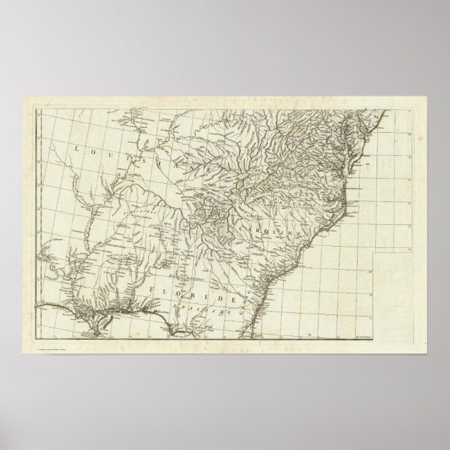 Póster Mapa canadense (Frente)