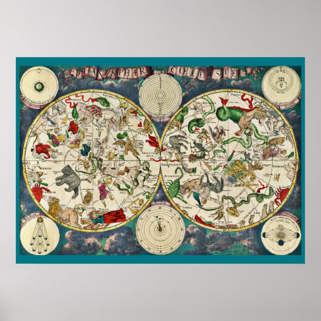 POSTER MAPA CELESTIAL (Frente)