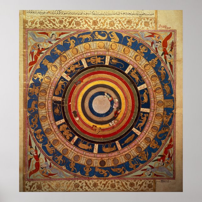 Poster Mapa celestial de 'Zubdet ut Teverih' por (Frente)