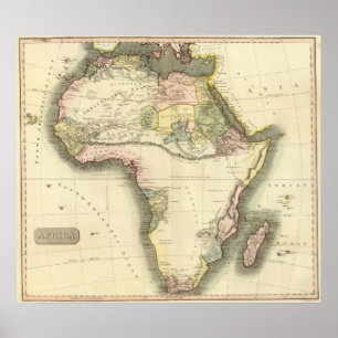 Poster Mapa da África