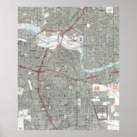 Mapa da Califórnia em Sacramento (1992)