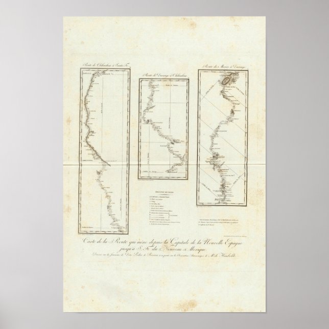 Poster Mapa da Cidade do México para Papais noeis do Novo (Frente)