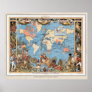 Poster Mapa da Federação Imperial do Mapa do Império B