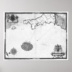Póster Mapa da frota da Armada