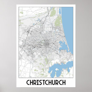 Poster Mapa da igreja cristã