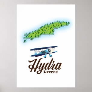 Poster Mapa da ilha da Grécia Skyros