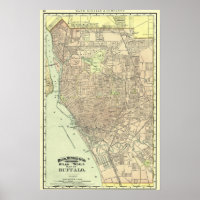 Mapa da Rua Buffalo, 1892