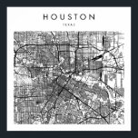 Poster Mapa da Rua Moderna Minimal de Houston Texas<br><div class="desc">Mapa da Rua Moderna Minimal de Houston Texas</div>