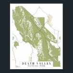 Poster Mapa da Rua Retro do Parque Nacional do Vale do Mo<br><div class="desc">Mapa da Rua Retro do Parque Nacional do Vale do Morte</div>