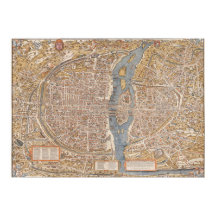 Mapa da Vintage em Paris (1980)