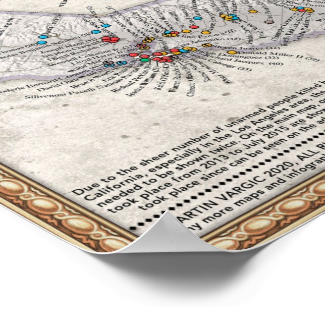 Poster Mapa da Violência Policial (Borda)